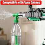 MP5S Pressure Washer Gun with Swivel - 3000 PSI High Pressure Spray Gun with 3/8" Quick Connect Plug Inlet, Foam Cannon Compatible Power Washer Handle for Car, Home & Outdoor Cleaning (Cyan) - Image 3