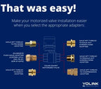 NSF Certified YoLink X3 Valve Controller Kit, 1-1/2" Stainless Ball Valve, LoRa Long Range, 10+ Year Lithium, D2D with Leak Sensors & Fob, Alexa/IFTTT/Home Assistant, Hub Required - Image 4