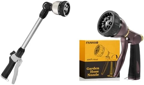 FANHAO 16 Inche Watering Wand + Heavy Duty Garden Hose Nozzle by FANHAO