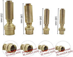 Hose Connector 3/4" 1" 1.5" 2" Brass Adjustable Air Bubbling Water Column Fountain Nozzles Air-Blended Jet Sprinklers Garden Landscape Fountain (Color : 1.5 inch) - Image 3