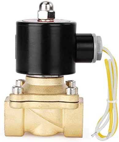 U.S. Solid 3/4" Brass Electric Solenoid Valve 110V AC Normally Closed Non-potable Water, air, Diesel (Pack of 2) - Image 3