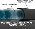 Aqua Joe AJFJH100-58-PRO FiberJacket Non-Expanding Kink-Free Garden, RV, Marine and Camper Hose, Ultra-Lightweight, Drinking Water Safe, 100-Foot x 5/8-Inch - Image 5