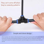 Adjustable Brass atomizing Nozzle tee with Built-in Hose for Outdoor Cooling Systems, 360° rotatable Atomizing Nozzle + 12mm tee Belt 10pc - Image 7