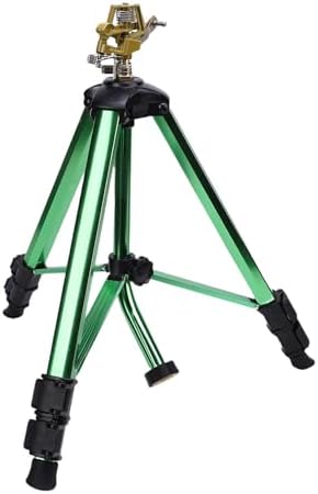 Yosoo Impact Sprinkler with Heavy Duty Brass Tripod, 3/4 Inch Connector for - Image 2