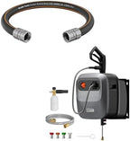 Giraffe Tools Grandfalls Pressure Washer G20 Pro, 2500 PSI 2.2 GPM, 65FT Hose Reel and Leader Hose 5ft x 5/8", Customizable Rubber Hose by GiraffeTools
