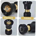 Firefighter Style Water Nozzle for Garden Hose, 40l Min Black - Image 6
