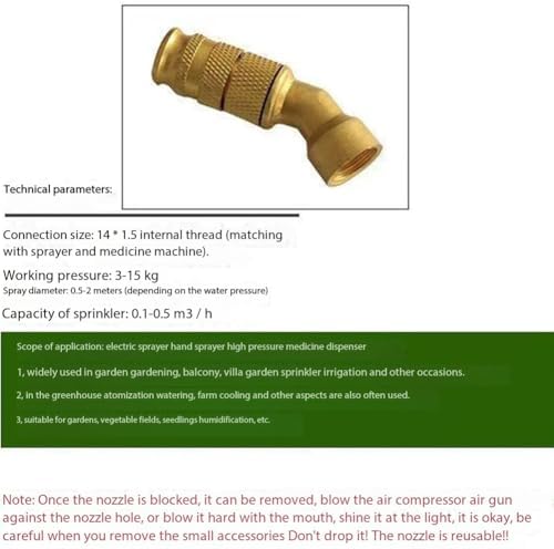 Adjustable Garden Hose Nozzle Sprayer, Elbow and Straight for Easy Watering Extended Elbow Nozzle 2pc - Image 6