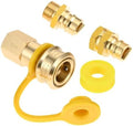 3/4" Female Male Natural Propane Hose Quick Connect Disconnect Fittings by Aupoko