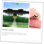 balacoo 60pcs Brass Misting Nozzles for Low Pressure Atomizing Sprayer for Outdoor Cooling Garden Irrigation and Landscape Watering Systems - Image 4