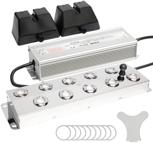 Ultrasonic Mist Fogger Maker 10 Heads, Mist Maker Fogger 7000ml/H by Toriexon
