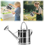 3 Gallon Metal Watering Can, Plants Stainless Steel Watering Pot with Long Spray Spout, Indoor Watering Can, Easy to Pour Flower Cans Outdoor Garden Large Capacity Ergonomic Handle, for Outdoors - Image 5