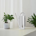 Watering Can Indoor, Metal Watering Can with Long Spout for Plants Mini Long Spout Water Can(Sliver) - Image 5