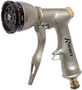 Ribiland 07363 – Multifunctional Spray Gun – Brass – 8 Jet Types – Beige by Ribimex