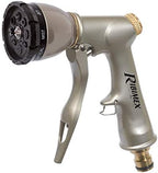 Ribiland 07363 – Multifunctional Spray Gun – Brass – 8 Jet Types – Beige by Ribimex