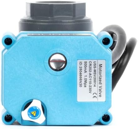 U.S. Solid 3/4" UPVC Motorized Ball Valve - Plastic Electrical Ball Valve, 2 Wire Auto Return, AC 110~230V, Normally Closed - Image 5