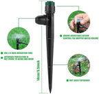 Compatible with 1 4 Inch Hose Garden Watering System Garden Diffuser Irrigation 360 Degree Rotating Nozzle Sprinkler(5pcs Scattering) - Image 3