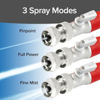 Pocket Hose 100 FT Silver Bullet 2.0 Expandable Garden Hose w/Turbo Shot Nozzle, AS SEEN ON TV, Lead-Free, Solid Aluminum Connectors, Easy On/Off Valve, Kink-Free, Leak-Proof (Pack of 2) - Image 6