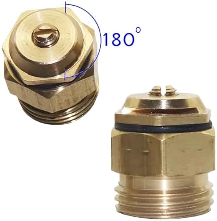 2Pcs 180° Brass Refraction Nozzle 1/2" Male Thread Misting Sprinkler Garden Flower Vegetable Nebulizer Sprayer for Garden, Patio, Greenhouse - Image 4