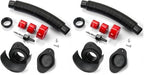 Rain Barrel Diverter Kit for 2x3" Downspout - Rain Water Diverter Connector System Fits Rectangular Downspouts, Converts Plastics Barrel into Rain Barrel (Pack of 2) by XCWT