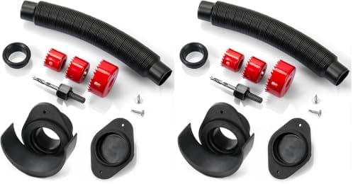 Rain Barrel Diverter Kit for 2x3" Downspout - Rain Water Diverter Connector System Fits Rectangular Downspouts, Converts Plastics Barrel into Rain Barrel (Pack of 2) by XCWT