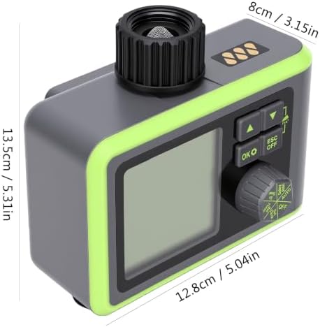 banapoy Sprinkler Timer 2 Zone Rain Sensor Auto Shutoff Programmable - Image 5