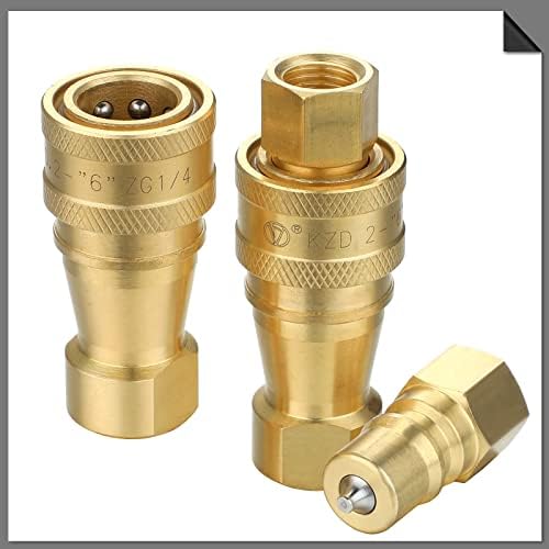 Vinsot 6 Set 2 Set 1/4" Quick Disconnect Coupler Valve for Carpet Cleaning - Image 6