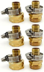 6pcs US Standard Garden Hose 5-Point Repair Connector by Unknown