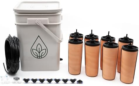 Thirsty Earth: CottaCup Automatic Olla Watering System for Your Garden (8 Cup Kit) by Unknown