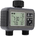 SUNGOOYUE 2 Zone Water Timer, LCD Sprinkler Timer with Automatic Watering Schedules, Fits 3 4 to 1 2 in Faucets, for Outdoor Yard Lawn Garden Hose Irrigation - Image 5