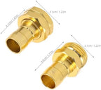 KICHOUSE 4 Sets Garden Hose Repair Connector Kit with Clamps, 5/8'' 3/4'' Garden Hose Adapter/Fittings for Outdoor Watering, Irrigation - Image 4