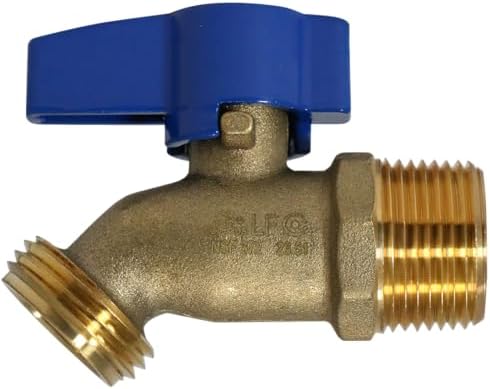 10 Pack XFITTING 3/4" Male x 3/4" GHT Hose Bibb No-Kink, 1/4 Turn - Image 2
