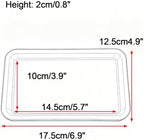Durable Rectangular Resin Potted Plant Trays, Planter Water Tray - Image 2