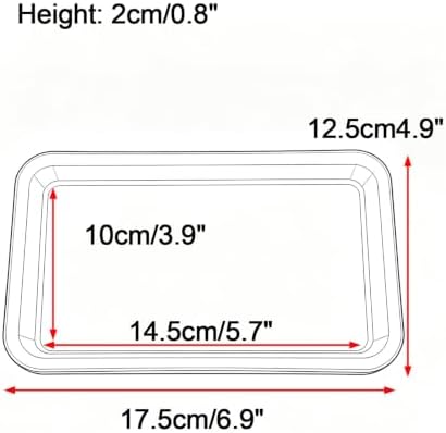 Durable Rectangular Resin Potted Plant Trays, Planter Water Tray - Image 2
