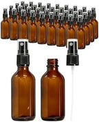 KEYWING 36 Pack 2oz Mini Amber Glass Spray Bottles for Essential Oils by KEYWINGDirect