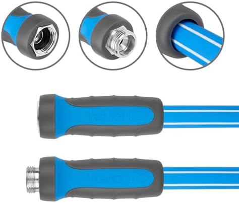 FEVONE Heavy Duty Garden Hose 35 ft, Hybrid Polymer Water Hose - Image 4