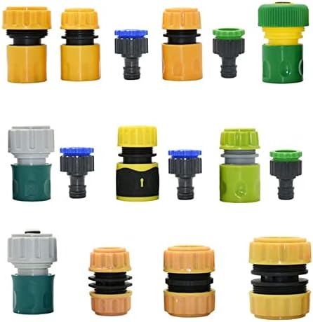 Adapter Plug Quick Coupling Hose Tube Connector Repair Connection Irrigation Nipple Garden Tools 20Pcs (Color : F) by Unknown