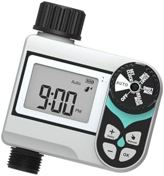 Duty Brass Irrigation Timer for Outdoor Spigot Flexible Schedule Perfect for Greenhouse and Flower Beds Programmable Water Clock Automatic Plant Watering Structure Drops Irrigation Clock Outdoor Hose - Image 7