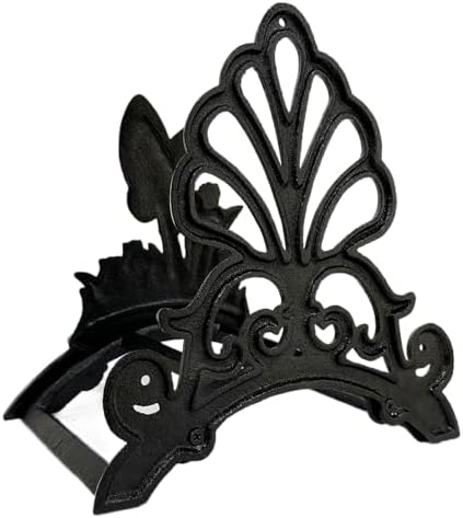 Decorative Garden Hose Holder,Hose Hanger,Heavy Duty Cast Iron Garden Yard Water Pipe Holds,Wall Mounted Hose Butler,Hose Rack Reel,50FT 75FT 100FT Water Hose Bulter Storage (Butterflies) - Image 4
