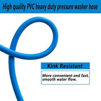 FIXFANS Pressure Washer Hose 50 FT X 1/4", Kink Resistant Power Washer Hose - Image 4
