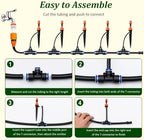 Garden Watering Hose Spray Misting, Drip Irrigation System Kit - Image 6
