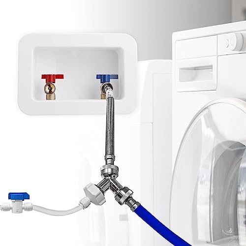 Metpure Washing Machine Water Line Splitter Kit, 25 ft x 1/4" - Image 2