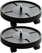Rolling Plant Drip Trays with Wheels, Pot Trays for Plants, 2 pcs by Unknown
