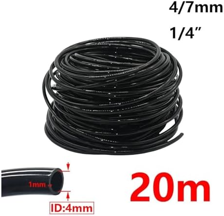 Garden supplies 4/7mm 8/11mm 9/12mm Hose Garden Watering 1/4 3/8" Flexible PVC Hose Micro Drip Irrigation Tubing Lawn Plants Greenhouse Pipe Sprinkler hose(1I4 x 20m) - Image 2