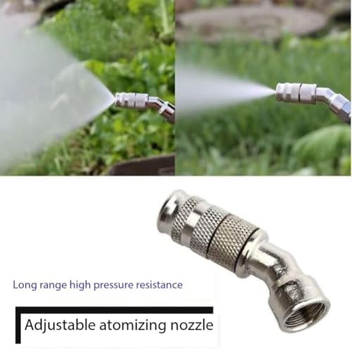 Adjustable Garden Hose Nozzle Sprayer, Elbow and Straight for Easy Watering Extended Elbow Nozzle 2pc - Image 5