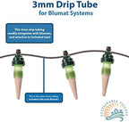 Blumat Drip Irrigation Parts - 3mm Tubing for Drip Irrigation System - Flexible Silicone - Easy Connection for BluSoak Drippers and Accessories - 98ft - Image 4