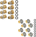 Hourleey Garden Hose Repair Connector with Clamps + Hose Repair Kit by Hourleey