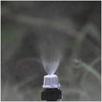 Gardening Watering System Tools Garden Gray Adjustable Atomizing Nozzle Drip Irrigation Sprayer Atomizing Nozzle with Three-Way Barb Threaded Connector 100PCS (Color : C) - Image 3