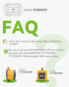 RAINPOINT WiFi Soil Moisture Sensor - Wireless Soil Moisture Sensor - Must be Used with TTV103WRF or TTV203WRF WiFi Sprinkler Timer and TWG004WRF WiFi Hub (Only Include Soil Tester) - Image 2