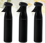 HEALLILY Hand Press Spray Bottles Big Capacity Black 3pcs ABS - Image 3