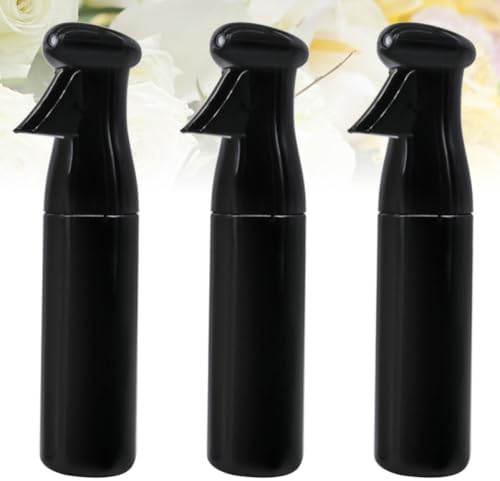 HEALLILY Hand Press Spray Bottles Big Capacity Black 3pcs ABS - Image 3